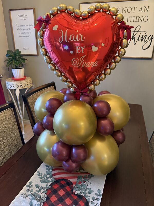 Community event balloon installation by Events by MJ